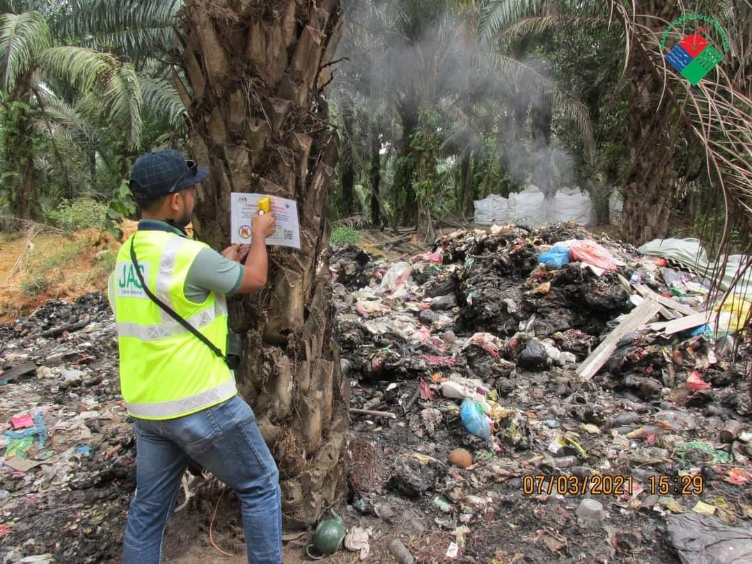 Operasi Mencegah Pembakaran Terbuka Jabatan Alam Sekitar Negeri Perak